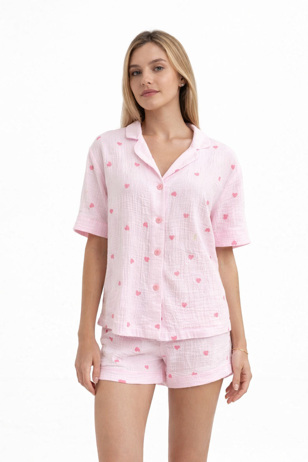 SWEETHEARTS - PYJAMAS SET HJÄRTAN