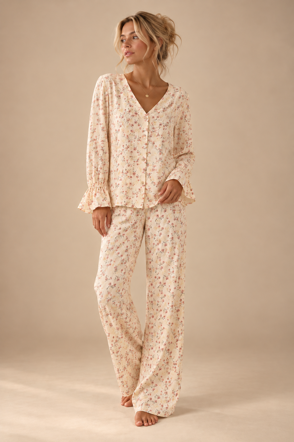 MORNING MAGNOLIA - DAMEN-PYJAMA-SET
