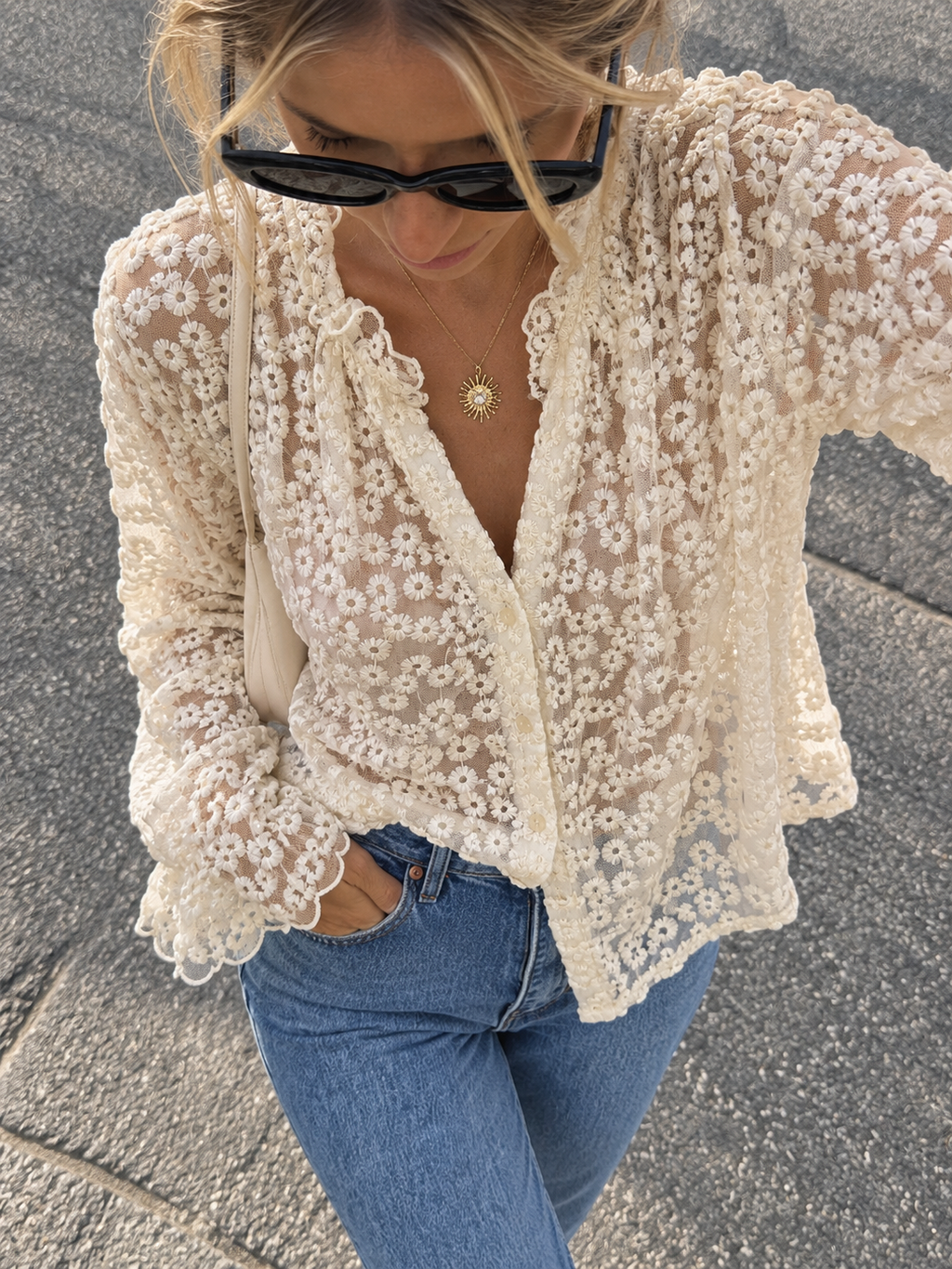 Romantic Lace Blouse