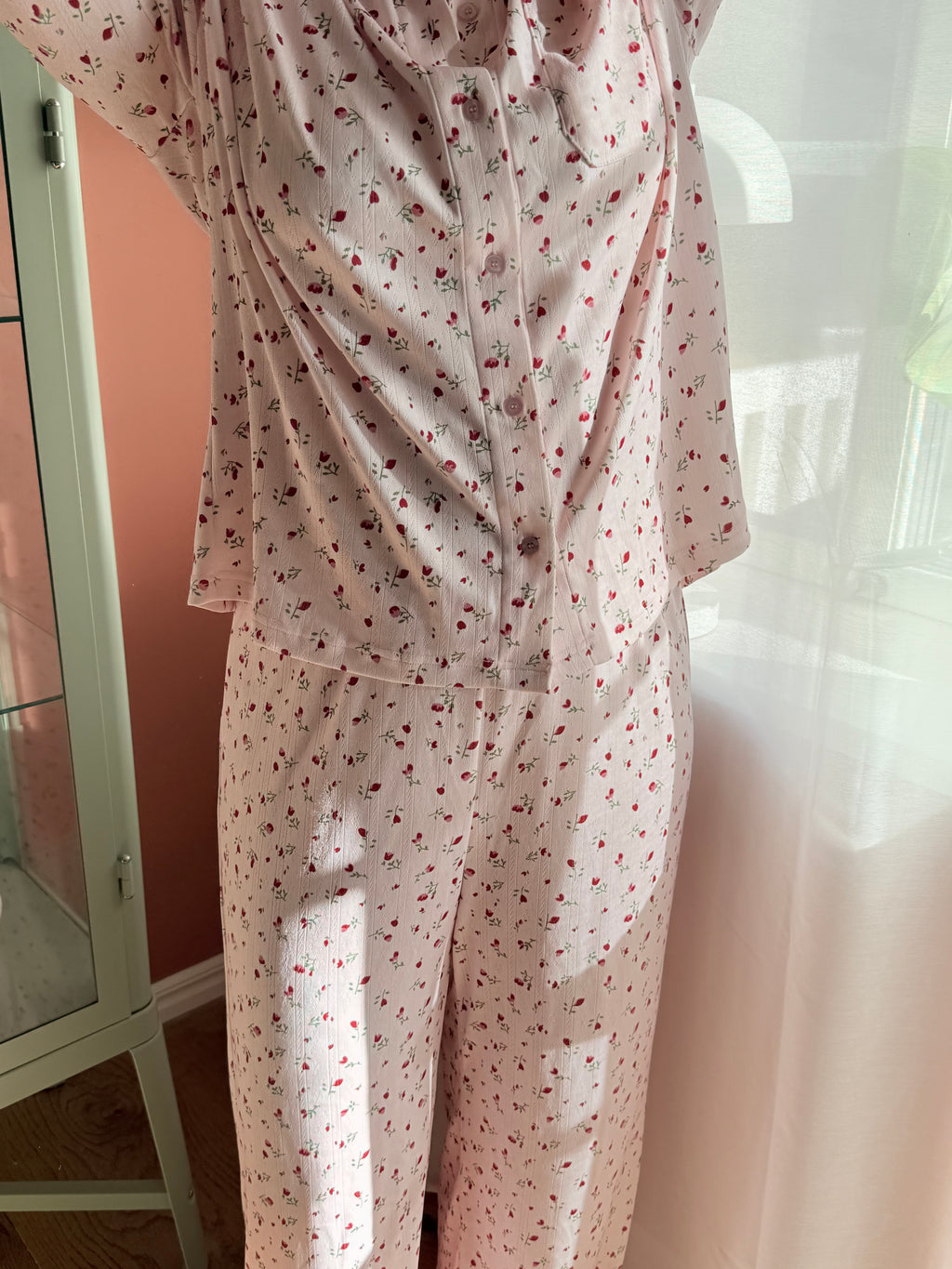 Romantic Bloom - Matchande pyjamasset i bomull