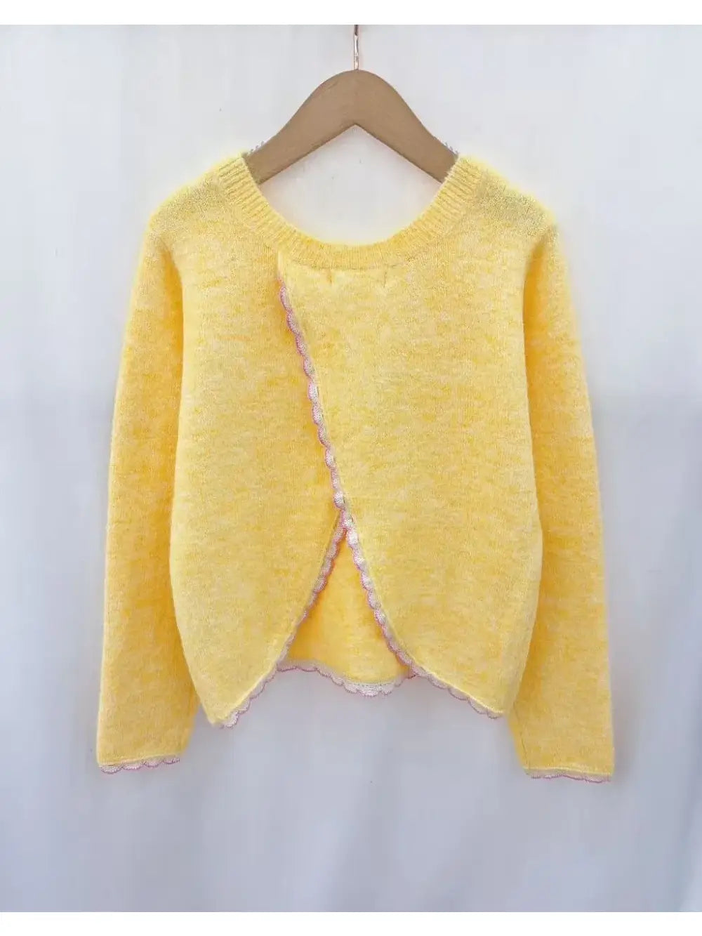 Open back knit