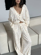 MORNING MAGNOLIA - DAMEN-PYJAMA-SET