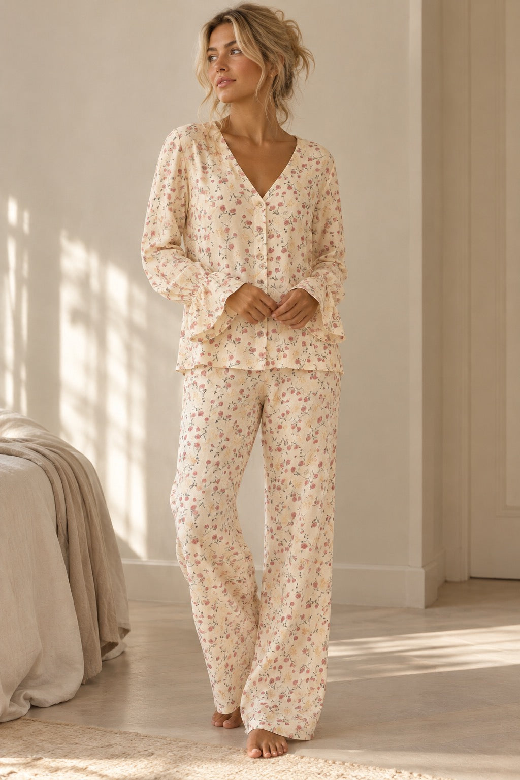 MORNING MAGNOLIA - DAMEN-PYJAMA-SET