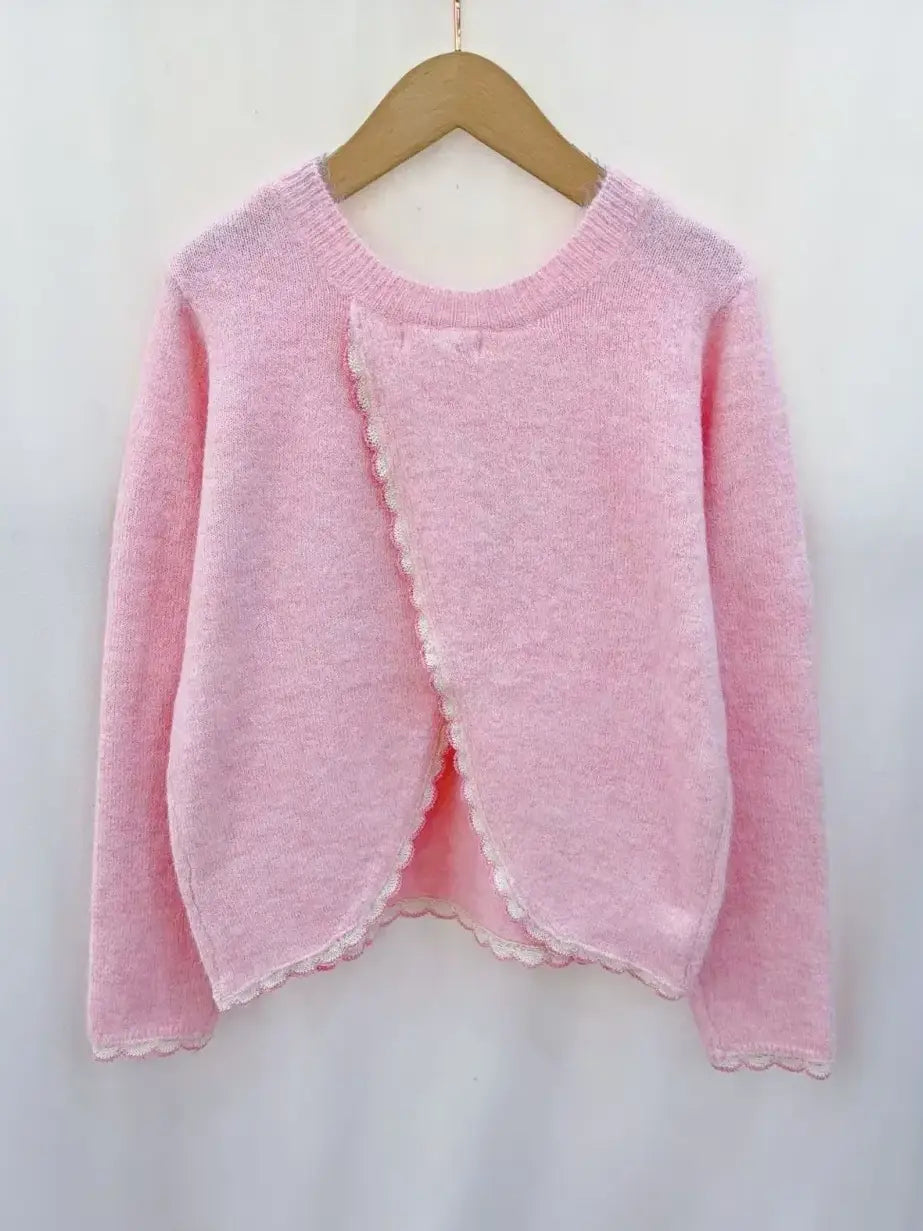 Open back knit