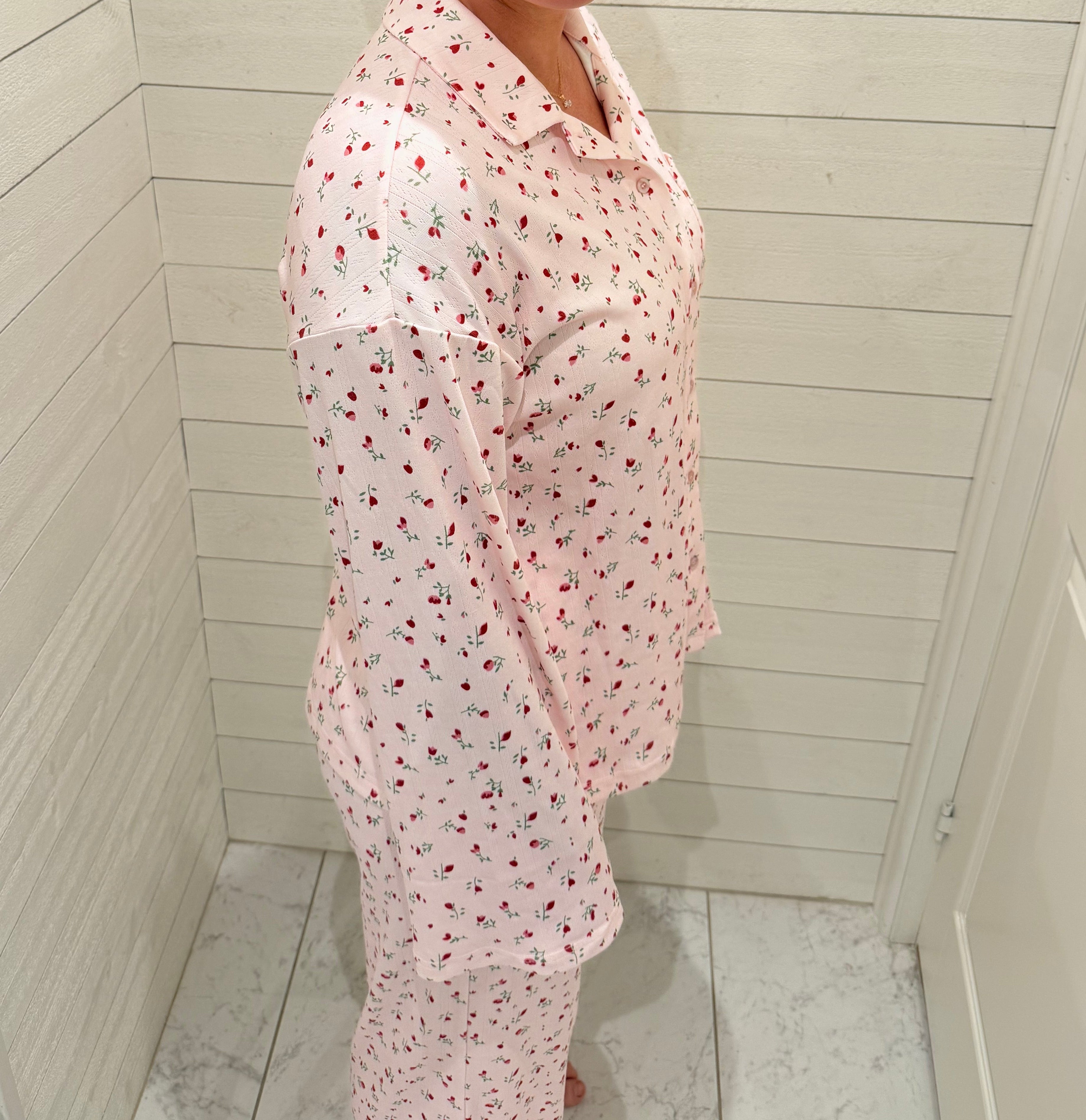 Romantic Bloom - Matchande pyjamasset i bomull