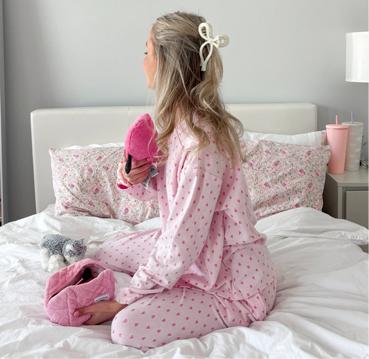 SUNKISSED COCONUT - HJÄRTAN PYJAMAS SET
