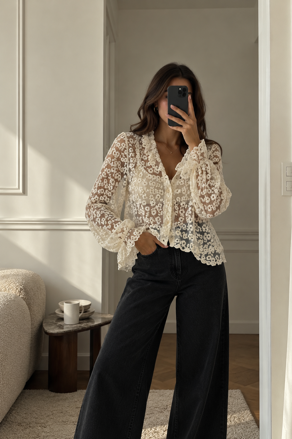 Romantic Lace Blouse