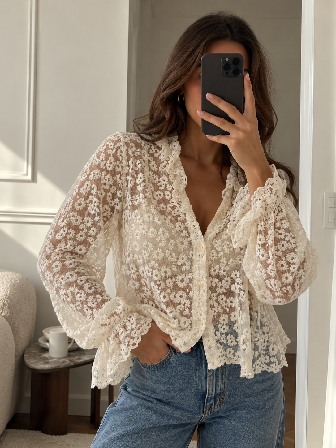 Romantic Lace Blouse