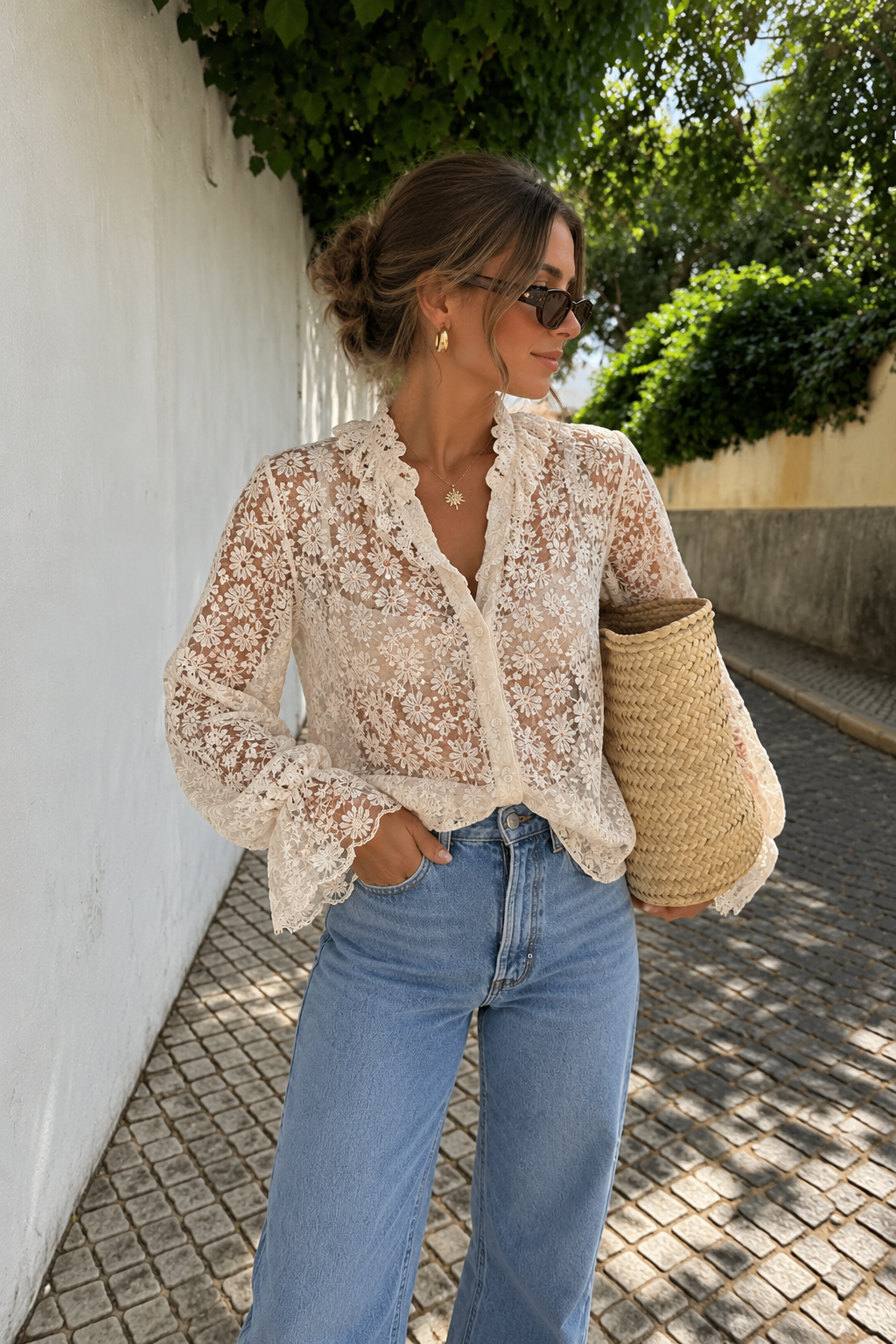 Romantic Lace Blouse