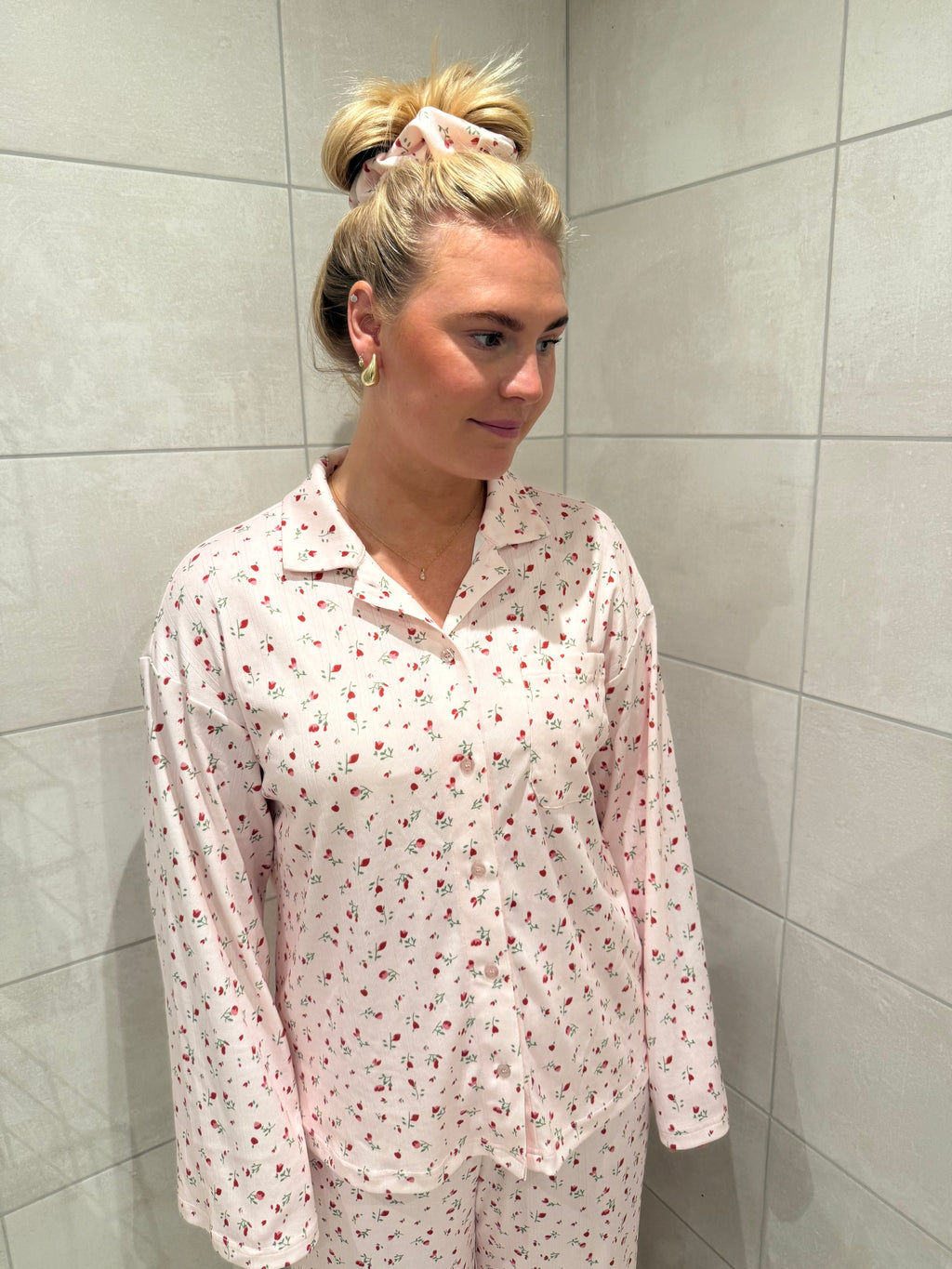 Romantic Bloom - Matchande pyjamasset i bomull