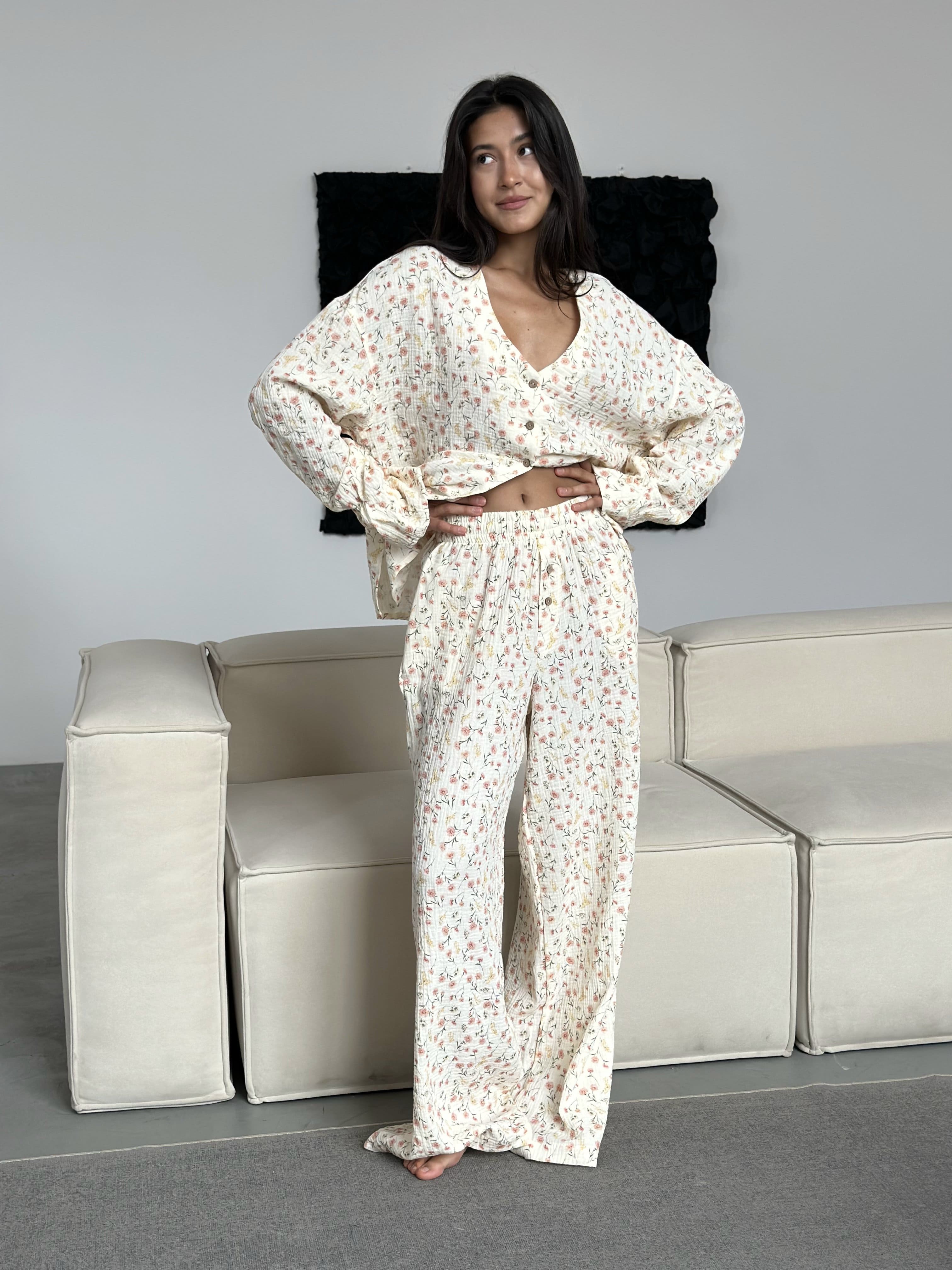 MATILDA - LUXURY FLORAL LONG-SLEEVE PYJAMAS