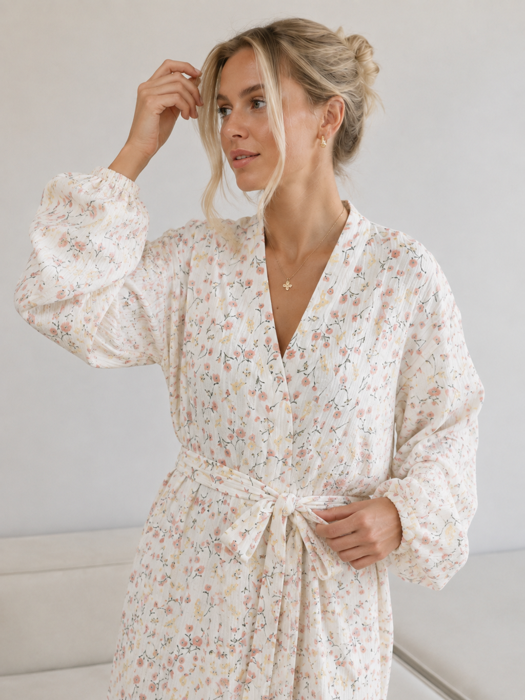 Morning Magnolia Robe