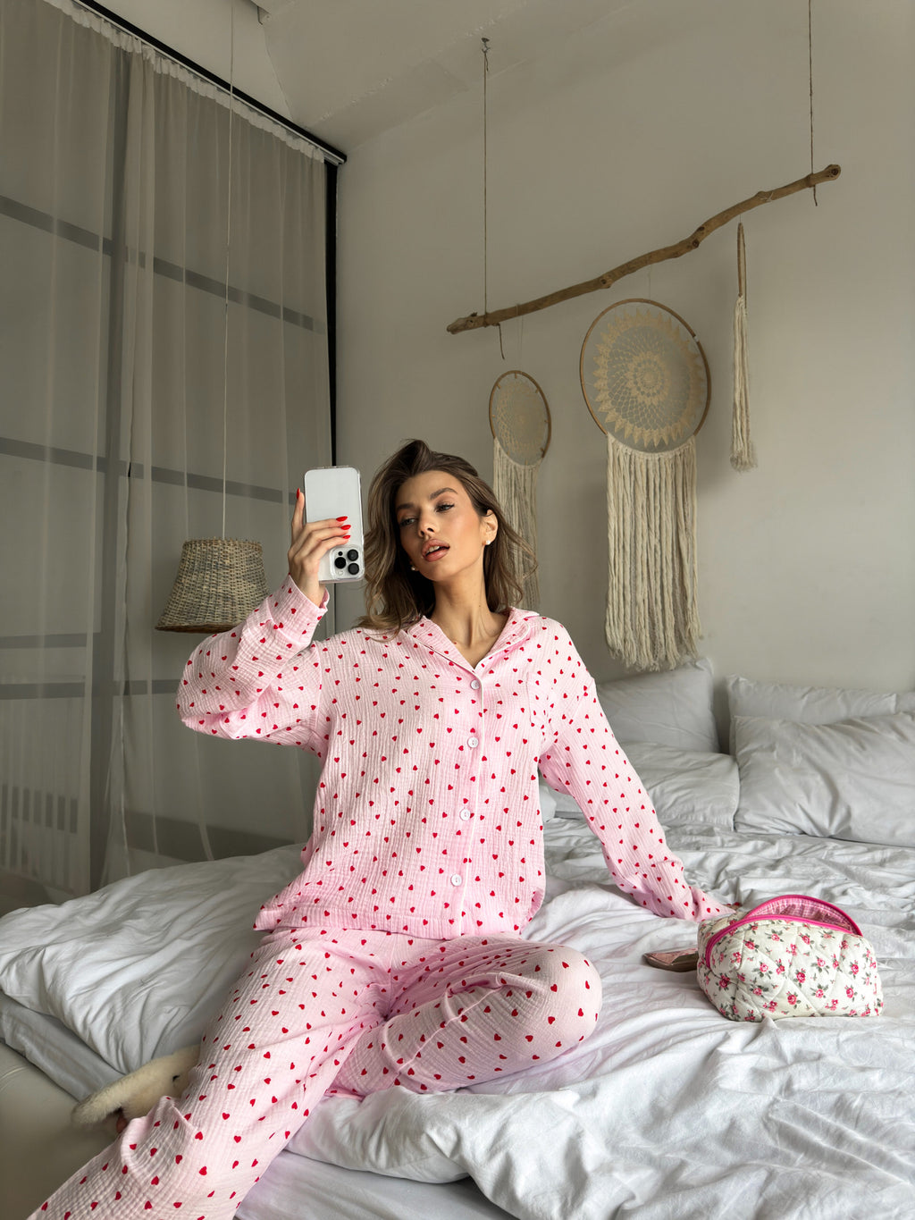 SPRING ROSÉ - PYJAMAS SET