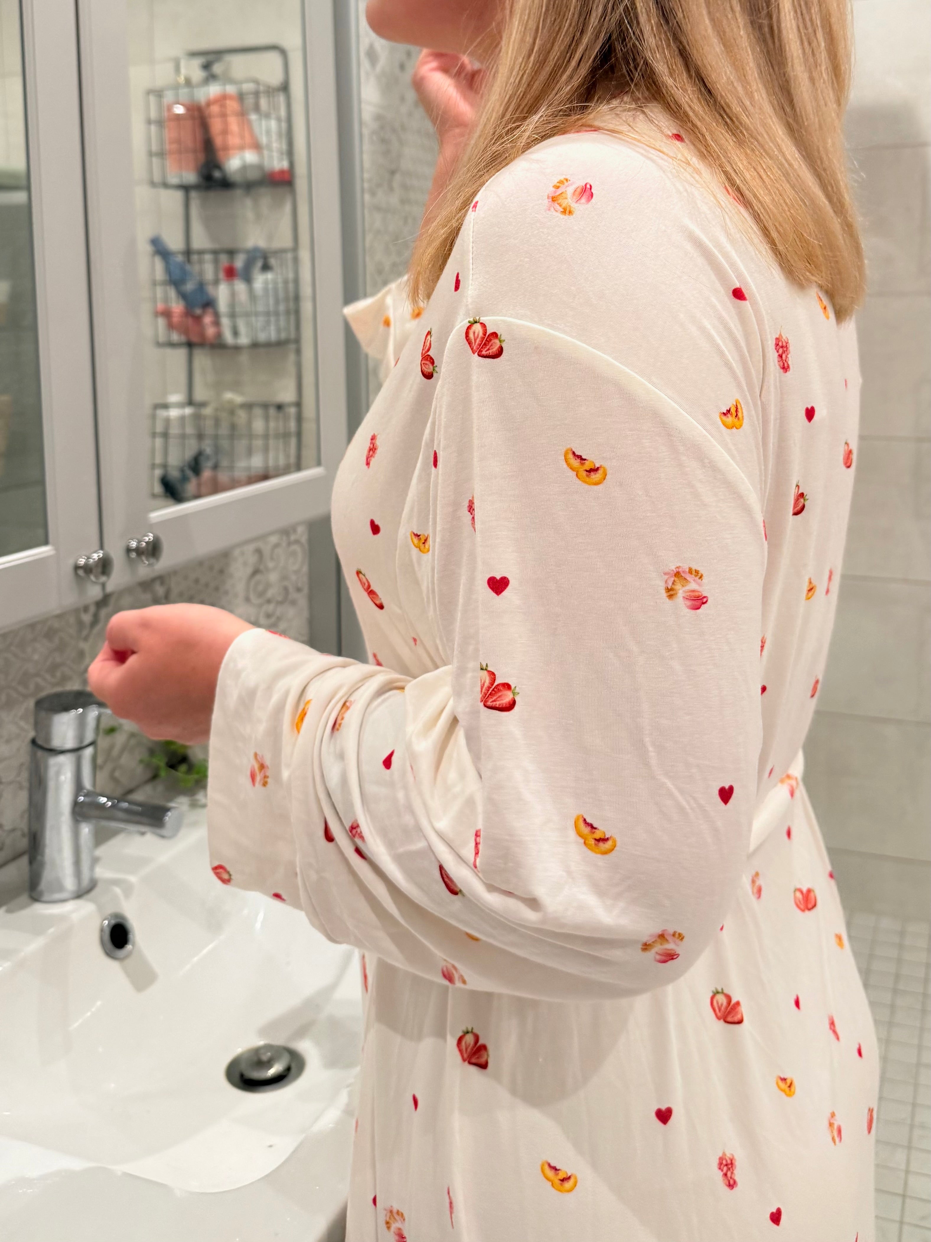 STRAWBERRY MOOD - BATHROBE